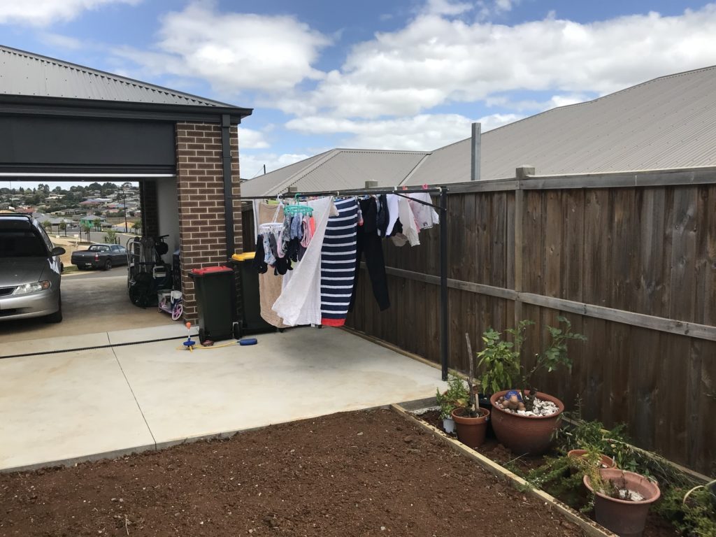 Eco 300 clothesline installed in new home